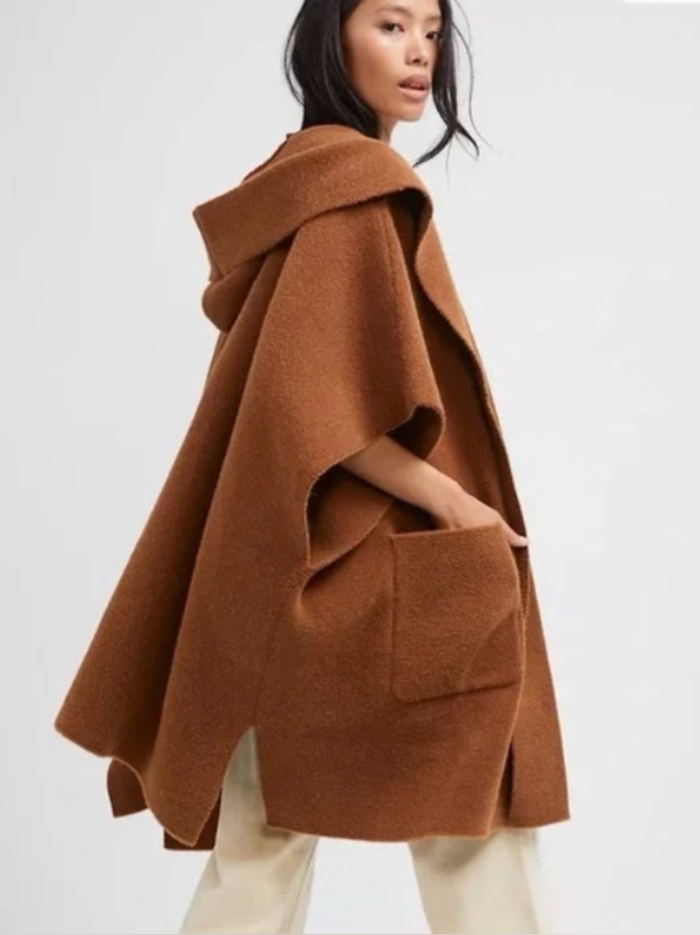 Free People All I Need Cozy Hooded Duster O/S